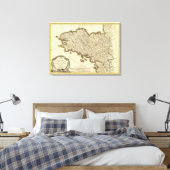 Frankreich 14 leinwanddruck (Insitu (Schlafzimmer))