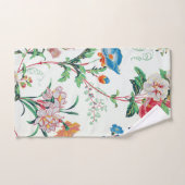 Frankreich 1830 Florale Antike Tapete Badhandtuch Set (Handtuch)