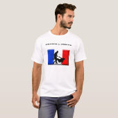 Frankreich 1 Italien 0 französischer Fußball T-Shirt (Vorne ganz)