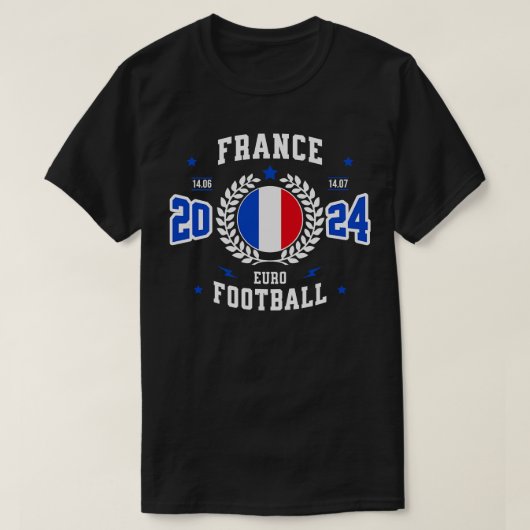 Frankreich 2024 Unterstützer T-Shirt (Design vorne)