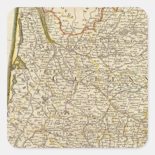 Frankreich 20 quadratischer aufkleber (Vorderseite)