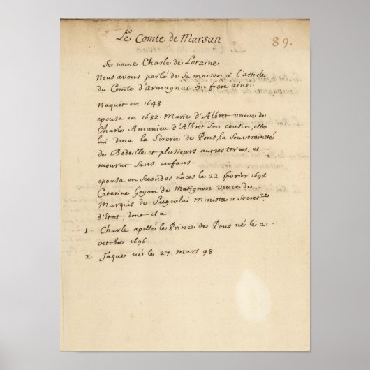 Frankreich 21 poster (Vorne)