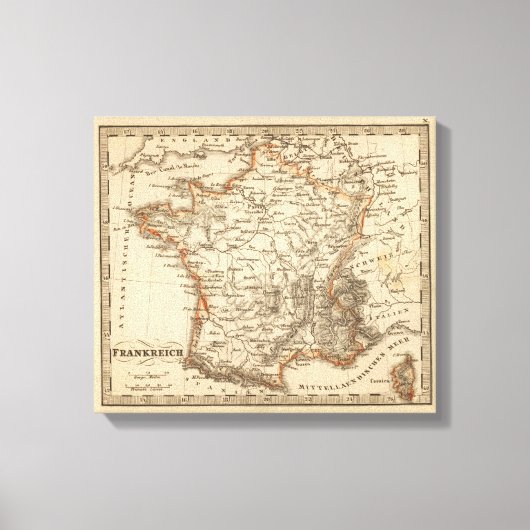 Frankreich 22 leinwanddruck (Vorderseite)