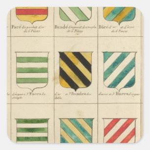 Frankreich 22 quadratischer aufkleber