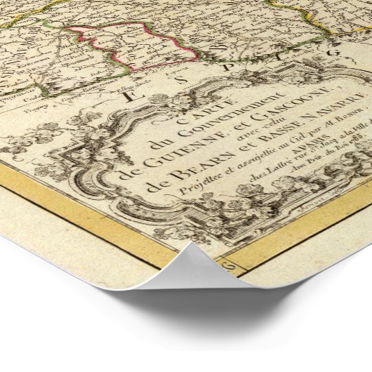 Frankreich 25 poster (Ecke)