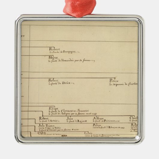 Frankreich 27 silbernes ornament (Vorne)