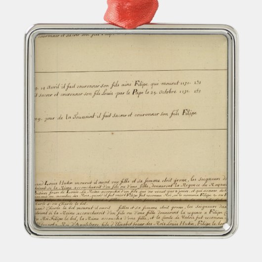 Frankreich 32 ornament aus metall (Vorne)