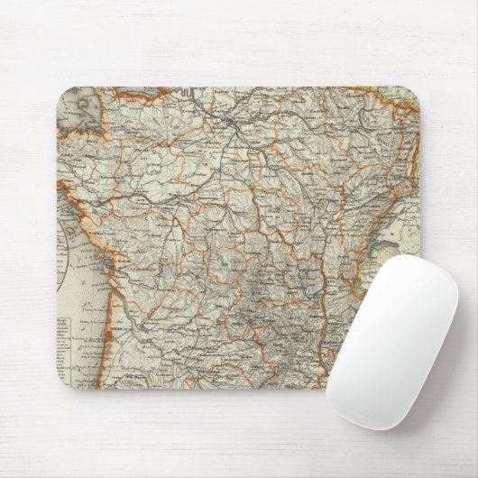 Frankreich 5 mousepad (Mit Mouse)