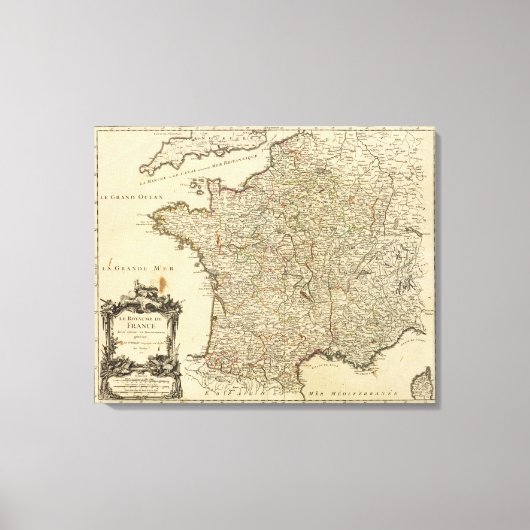 Frankreich 7 leinwanddruck (Vorderseite)