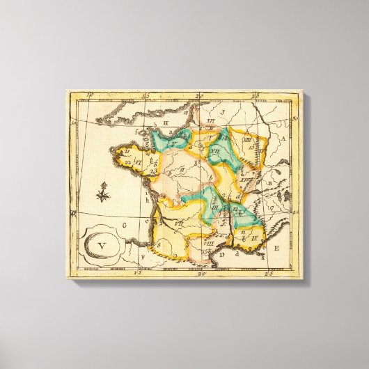 Frankreich 8 leinwanddruck (Vorderseite)