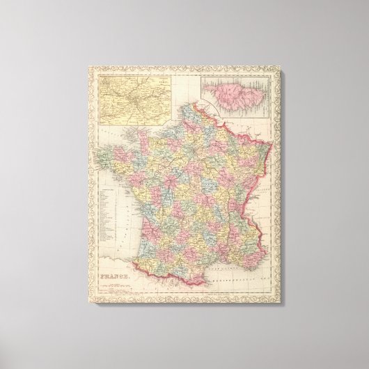 Frankreich 9 leinwanddruck (Vorderseite)