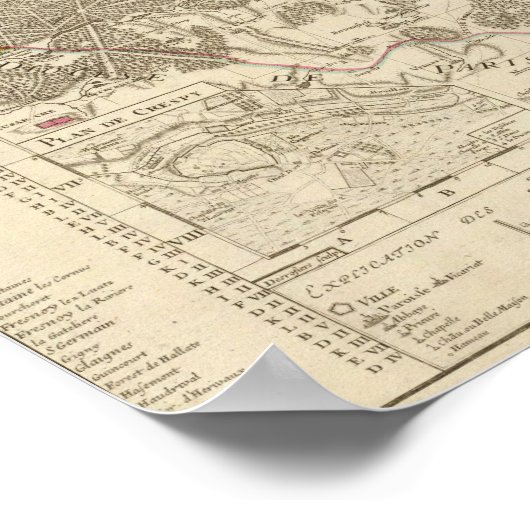 Frankreich 9 poster (Ecke)