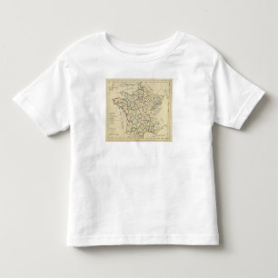 Frankreich-Abteilungen Kleinkind T-shirt