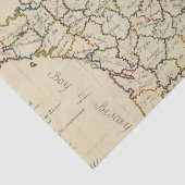 Frankreich-Abteilungen Seidenpapier (Ausschnitt)