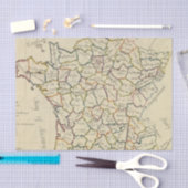 Frankreich-Abteilungen Seidenpapier (Handwerk)