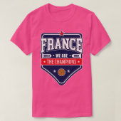 Frankreich Abzeichen T-Shirt (Design vorne)