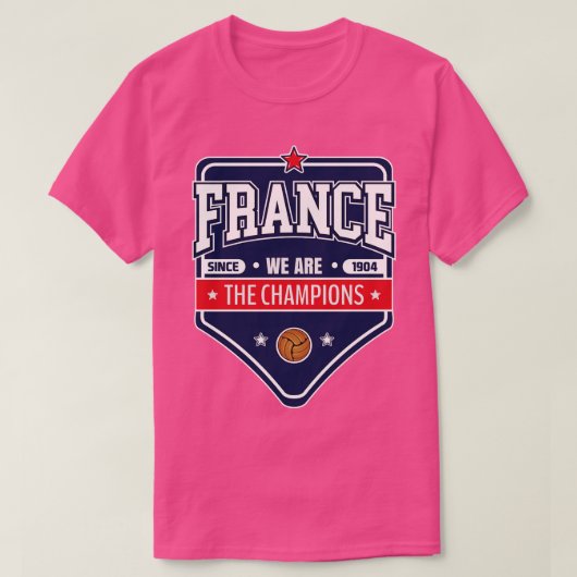Frankreich Abzeichen T-Shirt (Design vorne)