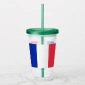 Frankreich Acryltrinkbecher (Vorderseite)