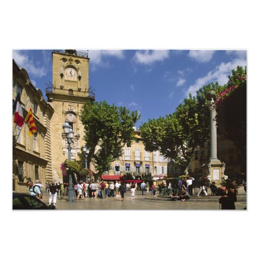 Frankreich, Aix en Provence, La Place de la Maire Fotodruck (Vorne)