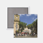 Frankreich, Aix en Provence, La Place de la Maire Magnet (Vorderseite/Rückseite)
