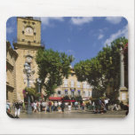 Frankreich, Aix en Provence, La Place de la Maire Mousepad<br><div class="desc">Frankreich,  Aix en Provence,  La Place de la Maire (Rathausplatz) oder Place Hotel de Ville,  Uhrturm (Tour d'l Horloge) � Charles S/ DanitaDelimont.com</div>