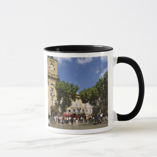 Frankreich, Aix-en-Provence, La Place de la Maire Tasse (Rechts)
