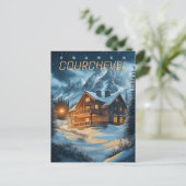 Frankreich: Alpenabenteuer - Skigebiet Courchevel Postkarte (Stehend Vorderseite)