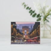 Frankreich - Arc de triomphe de l'Étoile - Postkarte (Stehend Vorderseite)