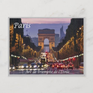 Frankreich - Arc de triomphe de l'Étoile - Postkarte