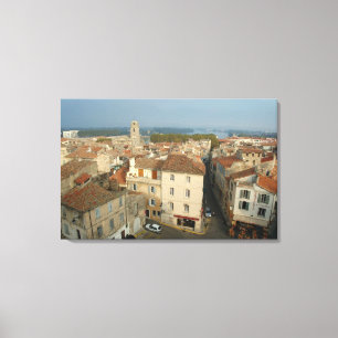 Frankreich, Arles, Provence, Stadtansicht aus Leinwanddruck