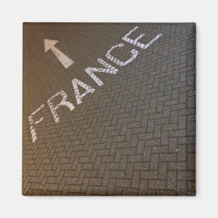 Frankreich, auf diese Weise! Magnet