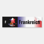 Frankreich Autoaufkleber (Vorne)