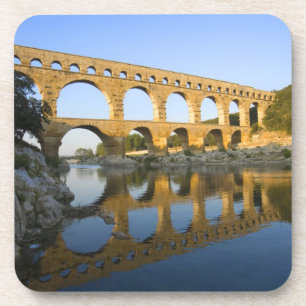 Frankreich, Avignon. Der Pont du Gard römisches Aq Getränkeuntersetzer
