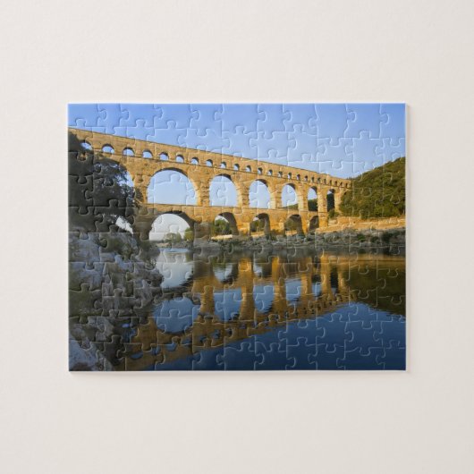 Frankreich, Avignon. Der Pont du Gard römisches Aq Puzzle (Horizontal)