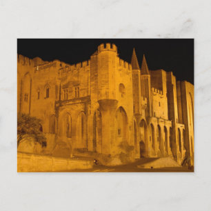 Frankreich, Avignon, Provence, Papstpalast bei Nac Postkarte