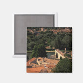 Frankreich, Avignon, Provence. Pont St., Benezet. Magnet (Vorderseite/Rückseite)
