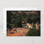 Frankreich, Avignon, Provence. Pont St., Benezet. Postkarte (Vorne/Hinten)