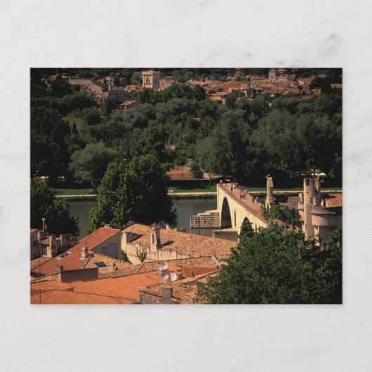 Frankreich, Avignon, Provence. Pont St., Benezet. Postkarte (Vorderseite)