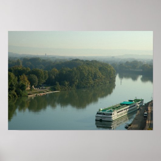 Frankreich, Avignon, Provence, Van Gogh, Flussbote Poster (Vorne)