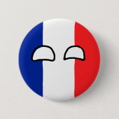 Frankreich-Ball Button (Vorderseite)