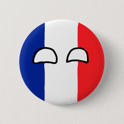 Frankreich-Ball Button (Vorderseite)
