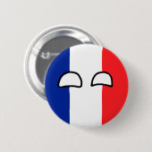 Frankreich-Ball Button (Vorne & Hinten)