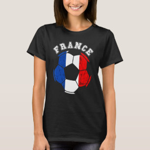 Frankreich Ball France Fußball-Team Französisch Fl T-Shirt