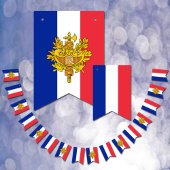 Frankreich Banner, Emblem, französisches Party / H Wimpelkette