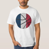Frankreich-Basketball-T - Shirt (Vorderseite)