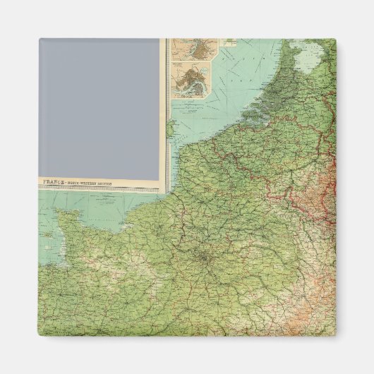 Frankreich, Belgien, Holland Magnet (Vorne)
