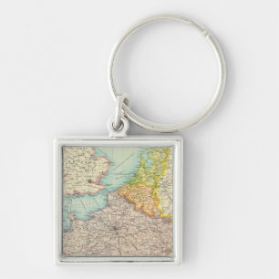 Frankreich, Belgien und Holland Schlüsselanhänger