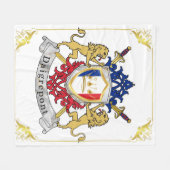 Frankreich Bezeichnung des Daigrepont-Wappen Fleecedecke (Vorderseite (Horizontal))