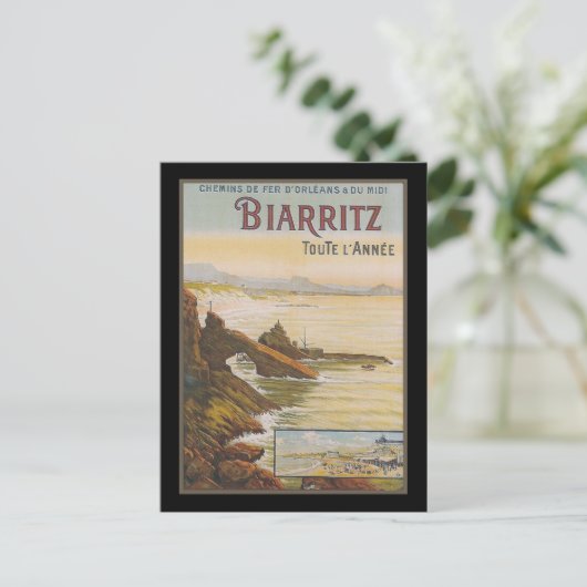 Frankreich Biarritz Postkarte (Stehend Vorderseite)