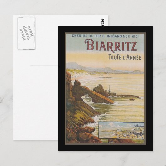 Frankreich Biarritz Postkarte (Vorne/Hinten)
